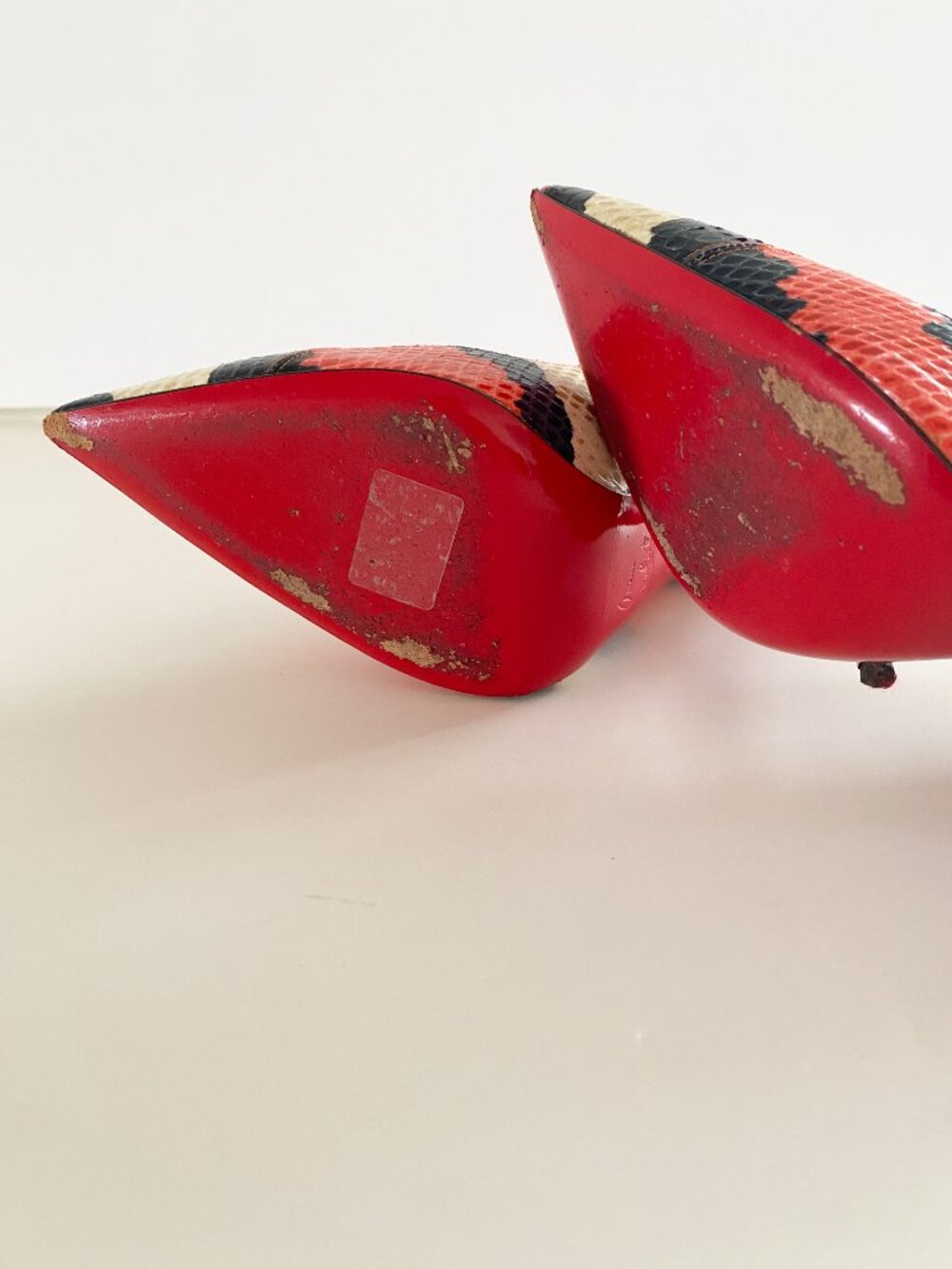 Christian Louboutin Snakeskin So Kate 120 Pumps Heels 38 - Picture 12 of 12